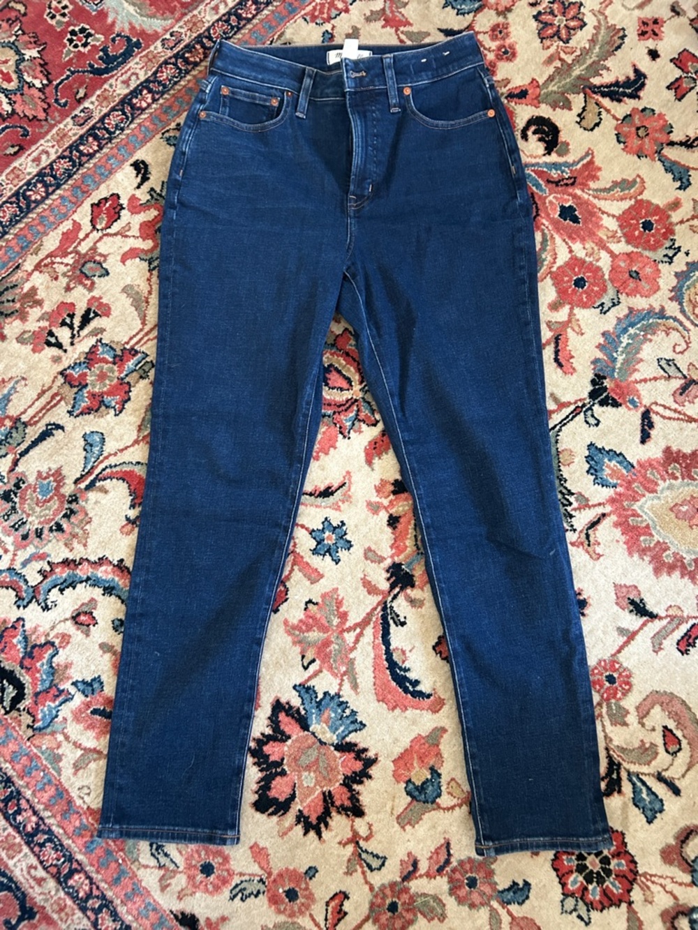 Madewell The Curvy Perfect Vintage Jean Dark Blue Women’s Jeans